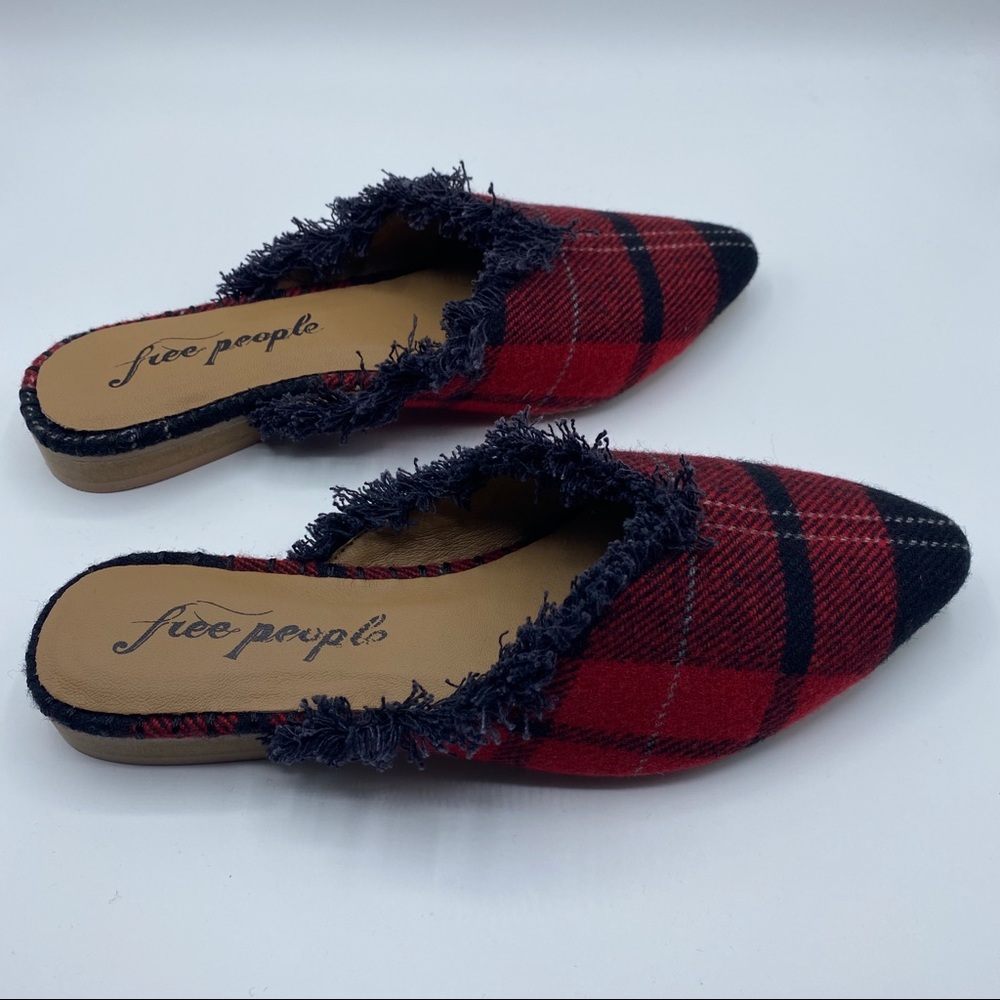 Free People | Red Camo Mules - Picture 2 of 5